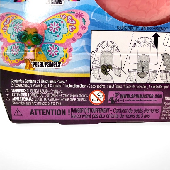 Hatchimals Pixies Wilder Wings Pixie with Fabric Wings and 2 Accessories NEW. - Picture 5 of 5